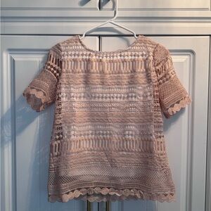 Adiva Lace Women Top - Dusty Pink, 🌟 3 for $20🌟